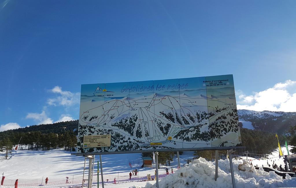 Apartment Face Aux Pistes Greolieres les Neiges Eksteriør billede